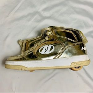 Heelys gold skate roller shoes